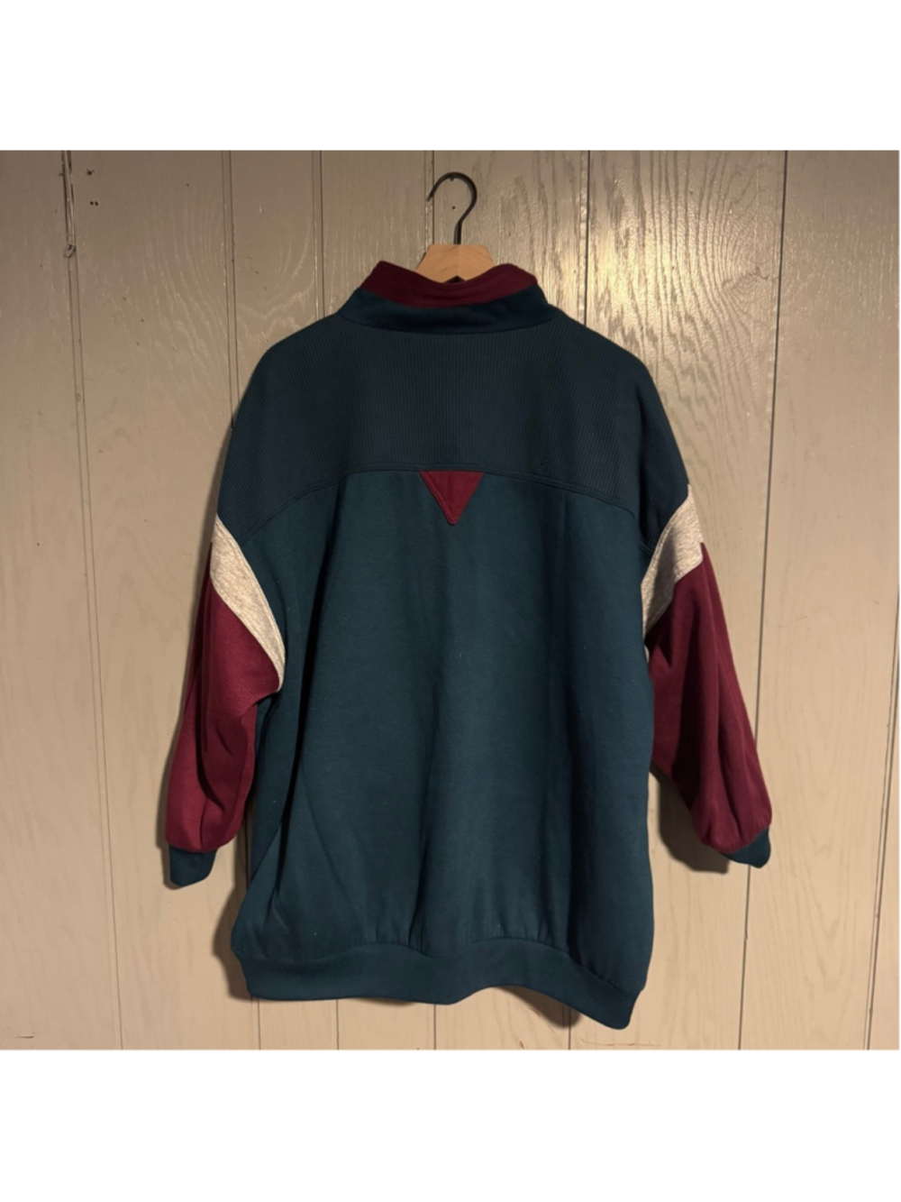 Vintage 1990s Current Seen Reversible Coat — Colorblock - Picture 2 of 4